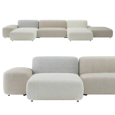 现代多人沙发-22